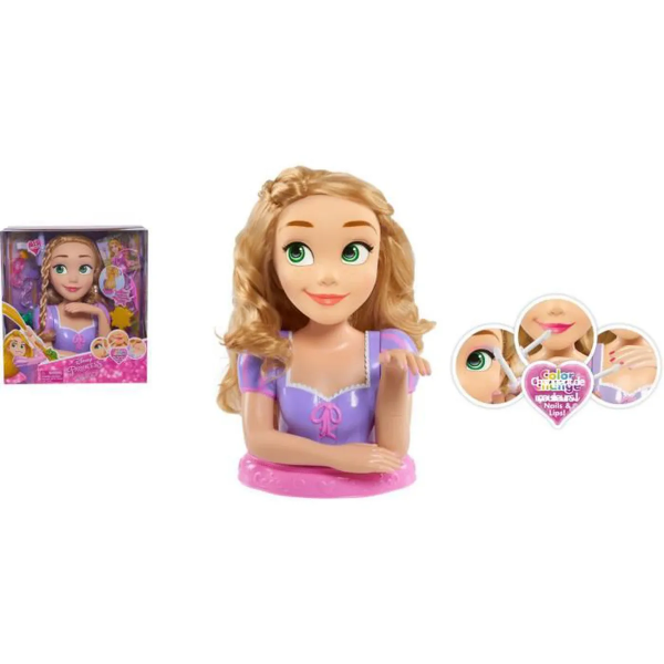 Disney Princesses T Te Coiffer Deluxe Raiponce Cm Grand Mod Le